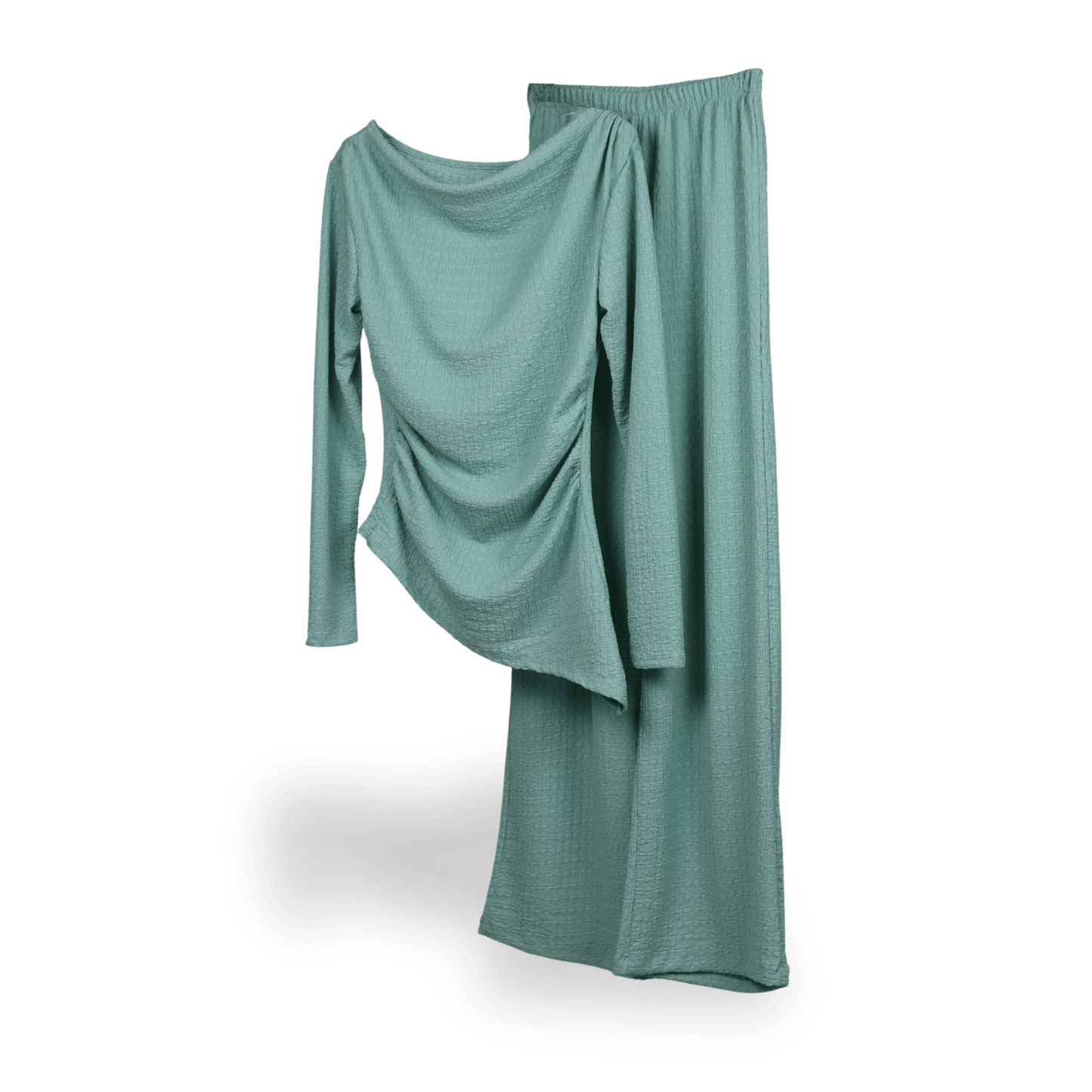 Draped Two-Piece Set