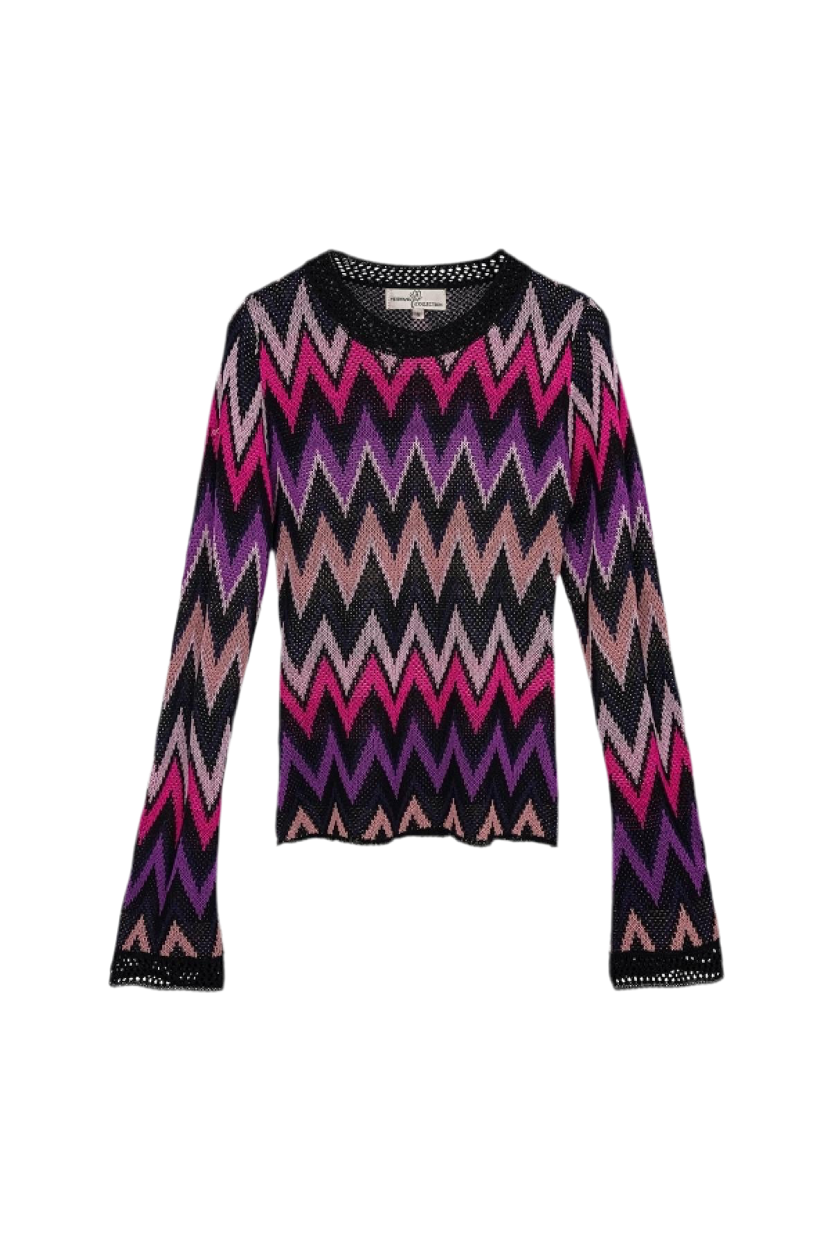 Zigzag Knit Sweater