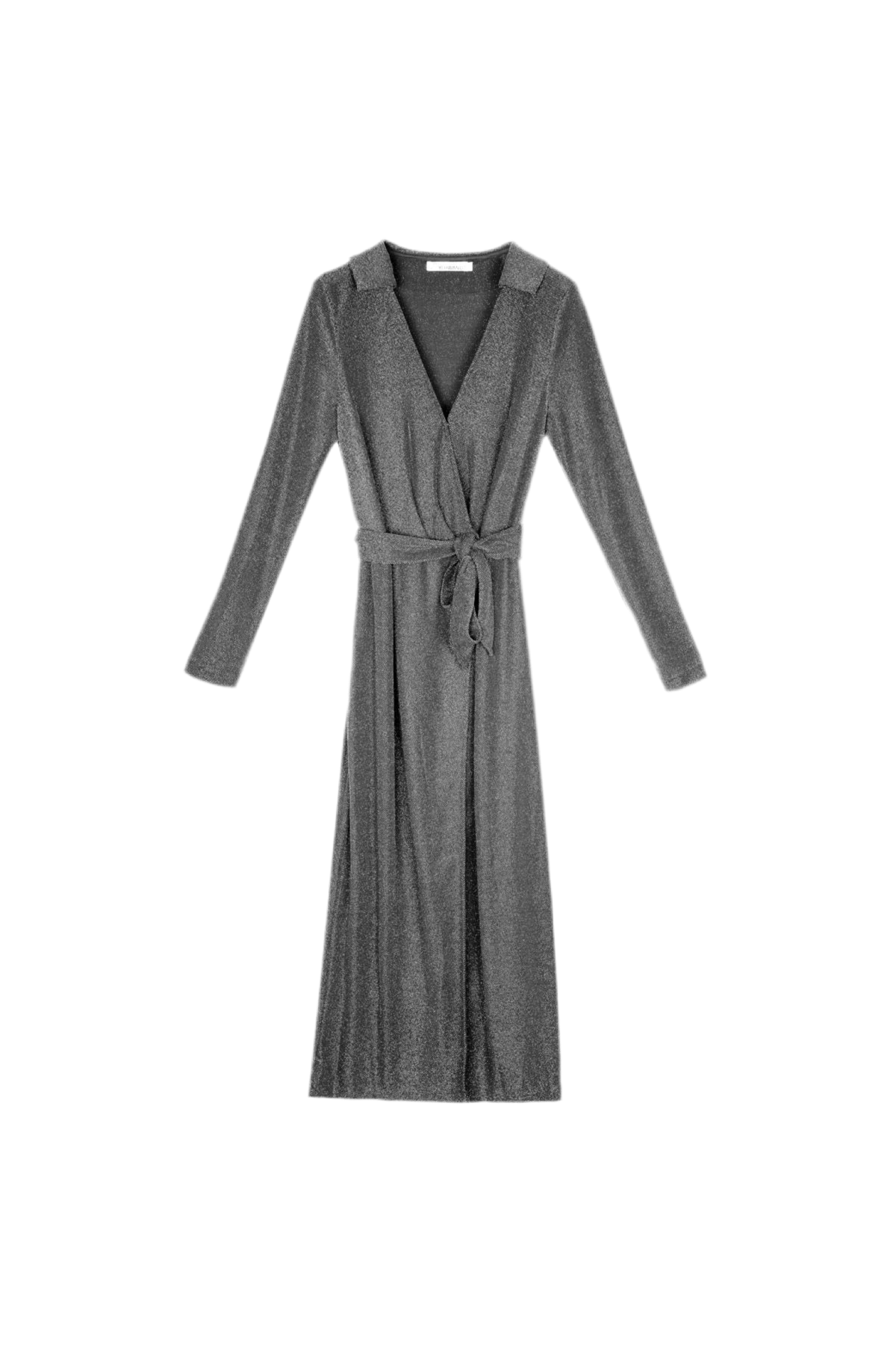 Silver Glamour Maxi Dress
