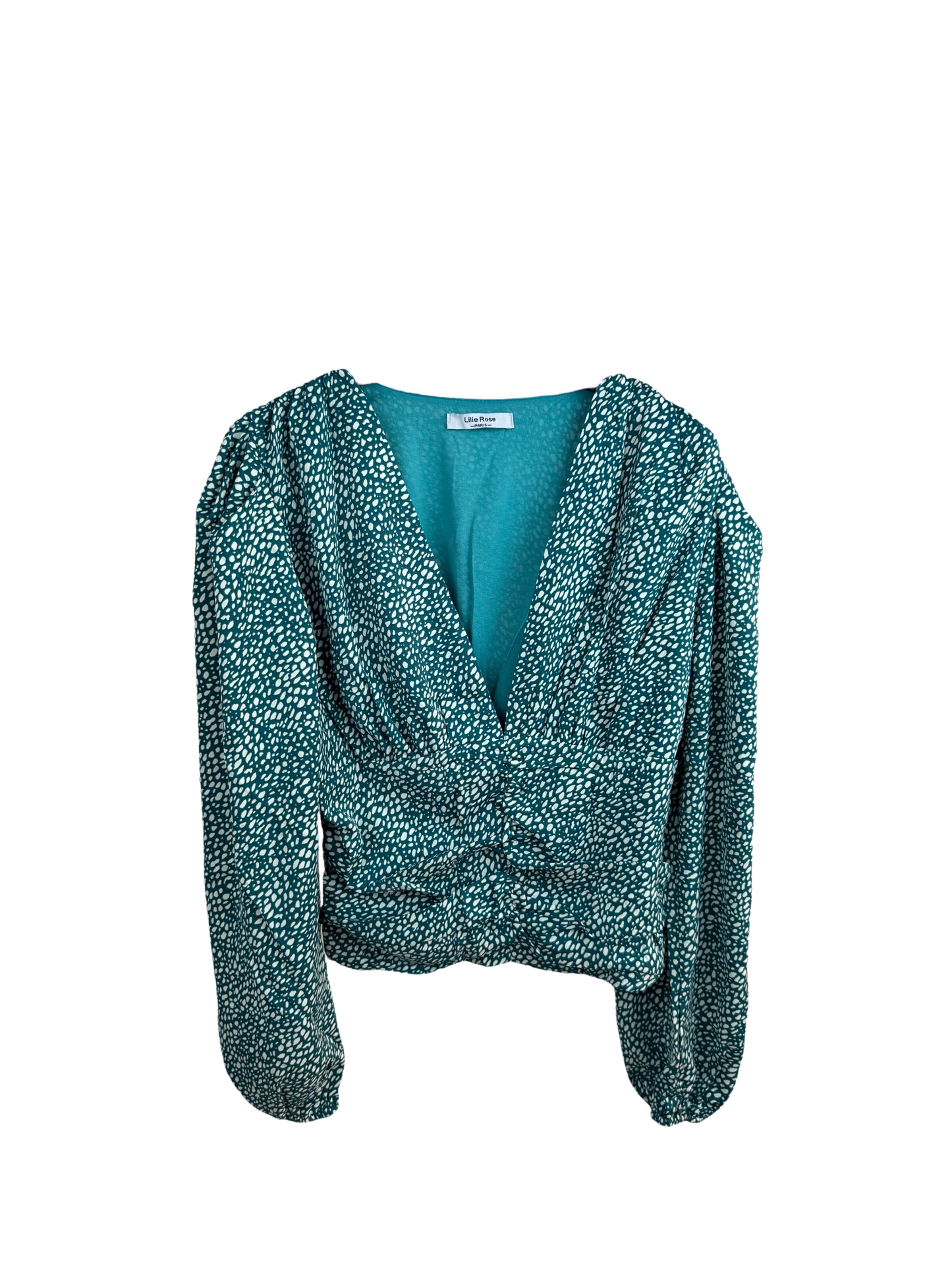 Teal Elegance Blouse