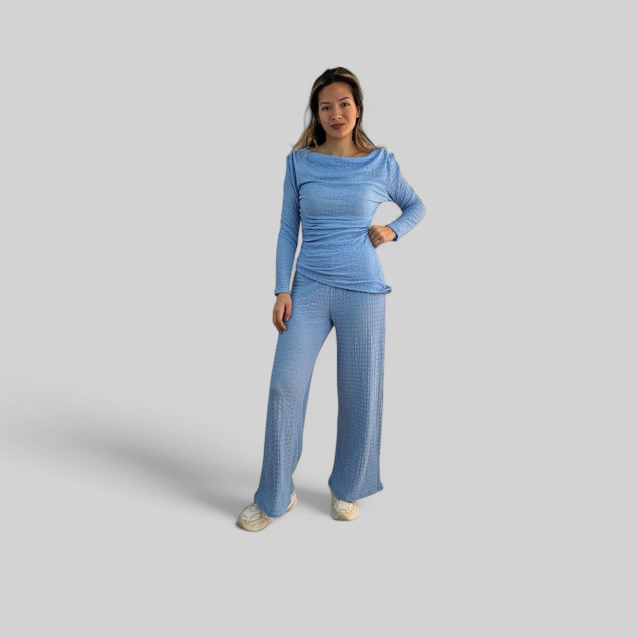 Draped Two-Piece Set