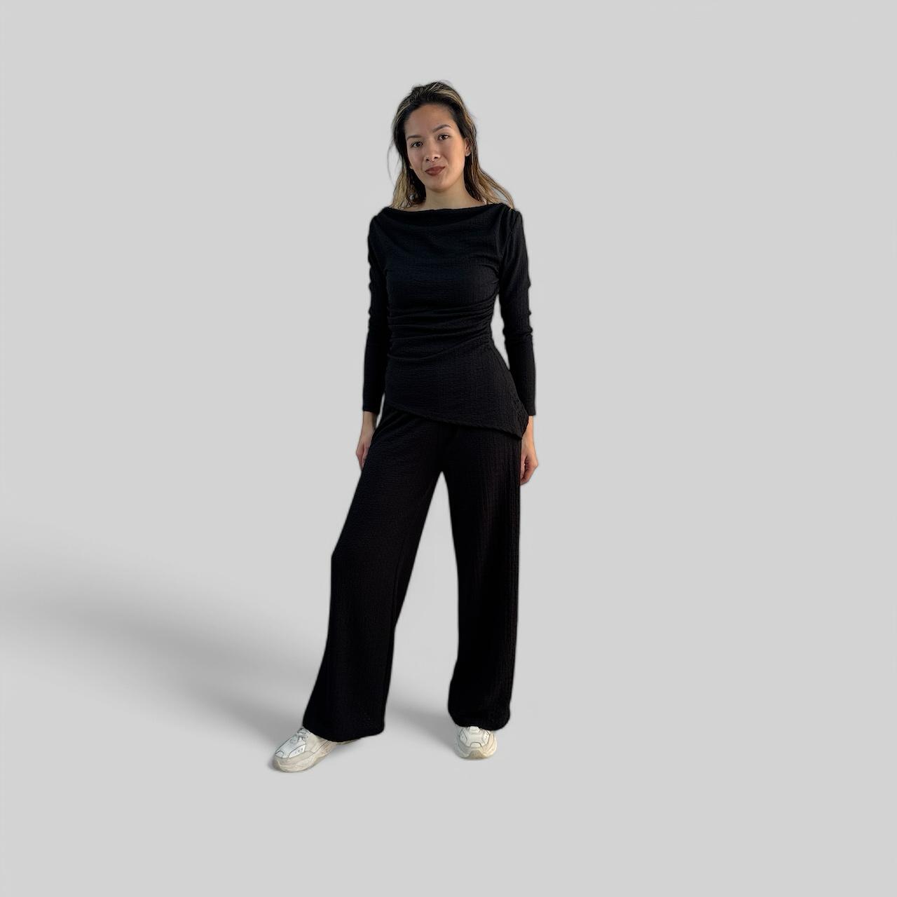 Draped Two-Piece Set