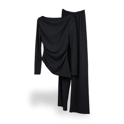 Draped Two-Piece Set