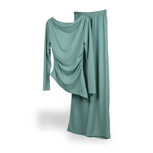 Draped Two-Piece Set