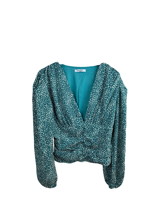 Teal Elegance Blouse
