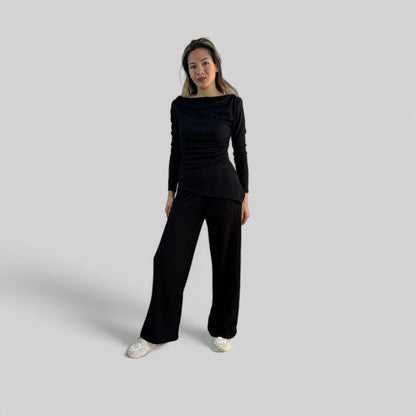 Draped Two-Piece Set